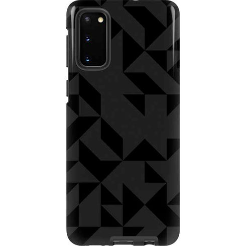 Black Geometric Galaxy S20 Pro Case