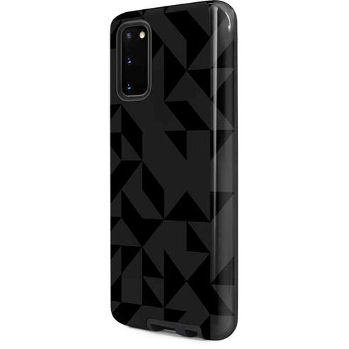 Black Geometric Galaxy S20 Pro Case