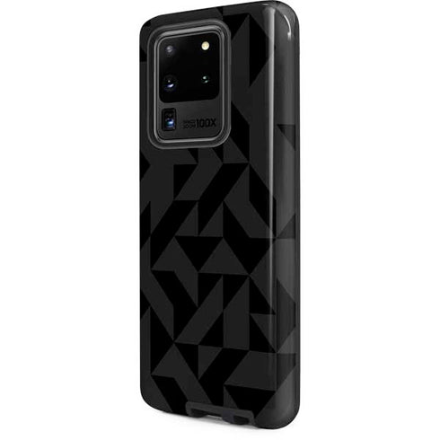Black Geometric Galaxy S20 Ultra 5G Pro Case