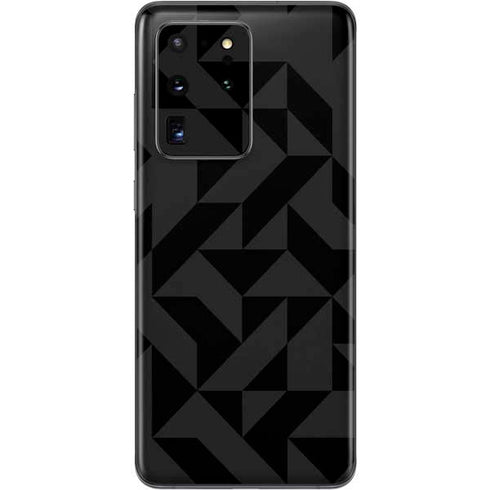 Black Geometric Galaxy S20 Ultra 5G Skin