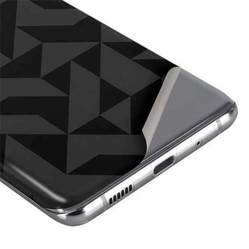 Black Geometric Galaxy S20 Ultra 5G Skin