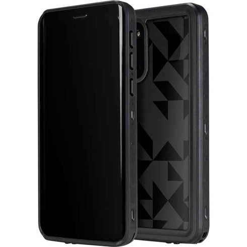 Black Geometric Galaxy S20 Waterproof Case
