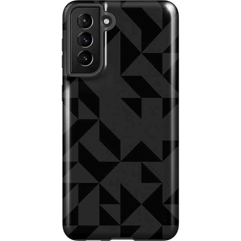 Black Geometric Galaxy S21 Plus 5G Pro Case