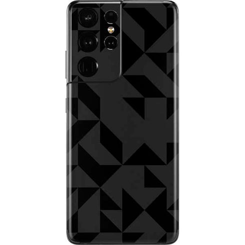 Black Geometric Galaxy S21 Ultra 5G Skin