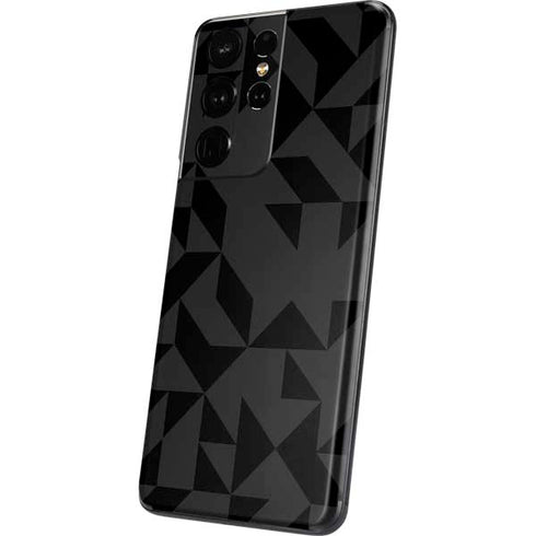 Black Geometric Galaxy S21 Ultra 5G Skin