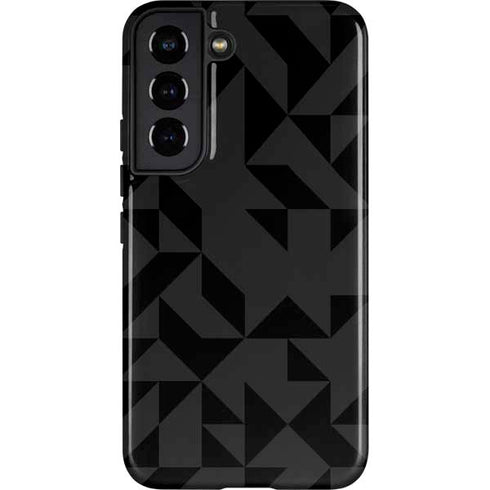 Black Geometric Galaxy S22 Pro Case