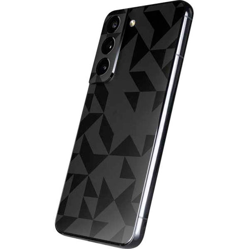 Black Geometric Galaxy S22 Skin