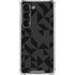 Black Geometric Galaxy S23 Clear Case
