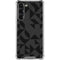 Black Geometric Galaxy S23 Plus Clear Case