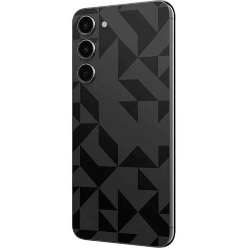 Black Geometric Galaxy S23 Plus Skin
