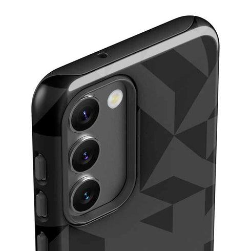 Black Geometric Galaxy S23 Pro Case