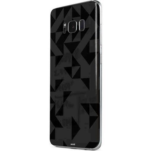 Black Geometric Galaxy S8 Skin