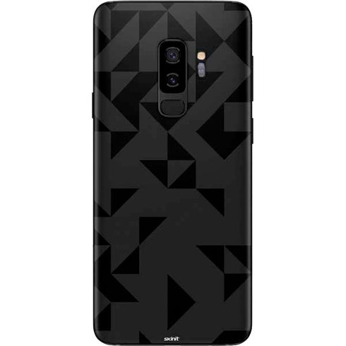 Black Geometric Galaxy S9 Plus Skin