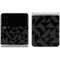 Black Geometric Galaxy Z Flip4 5G Skin