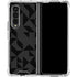 Black Geometric Galaxy Z Fold4 5G Clear Case