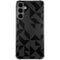 Black Geometric Galaxy S24 Plus Clear Case