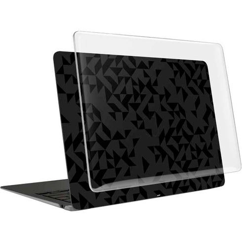 Black Geometric MacBook Air 15in (2023-2025) Case plus Skin