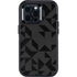 Black Geometric Otterbox Defender iPhone Skin