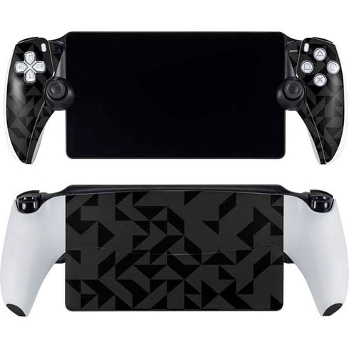 Black Geometric PlayStation Portal Remote Player Skin