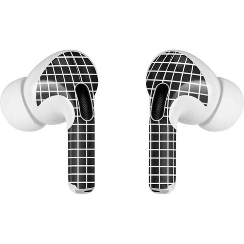 Black Grid AirPods Pro 2nd Gen Skin