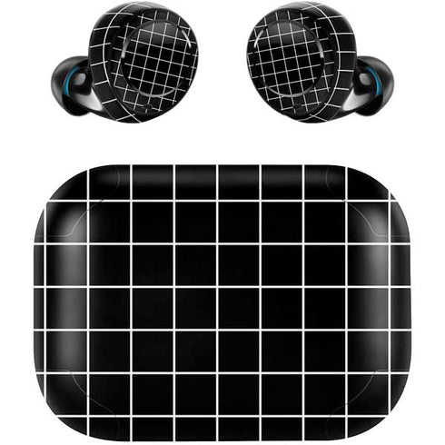 Black Grid Amazon Echo Buds Skin