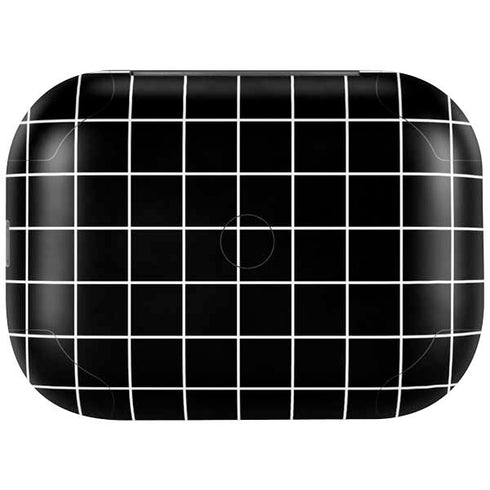 Black Grid Amazon Echo Buds Skin