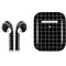 Black Grid Apple AirPods 2 Skin