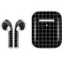 Black Grid Apple AirPods 2 Skin