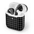 Black Grid Apple AirPods 2 Skin