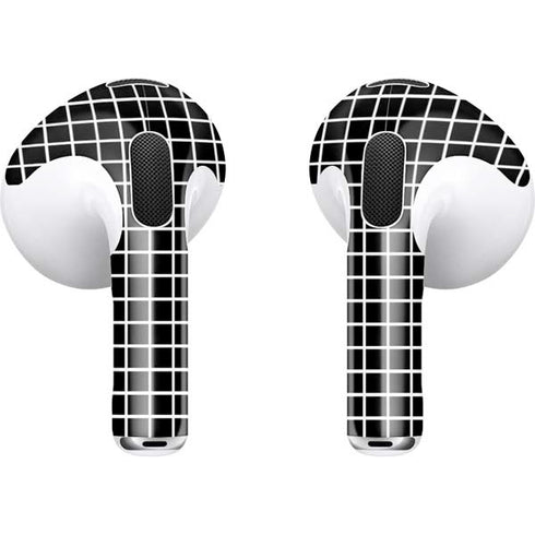 Black Grid Apple AirPods (3rd Gen 2021) Skin