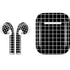 Black Grid Apple AirPods Skin