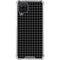 Black Grid Galaxy A12 Clear Case