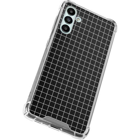 Black Grid Galaxy A13 5G Clear Case