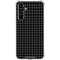 Black Grid Galaxy A54 5G Clear Case