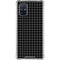 Black Grid Galaxy A71 5G Clear Case