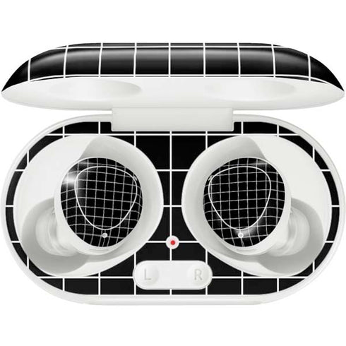 Black Grid Galaxy Buds Plus Skin