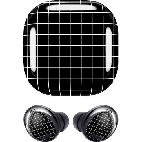 Black Grid Galaxy Buds Pro Skin