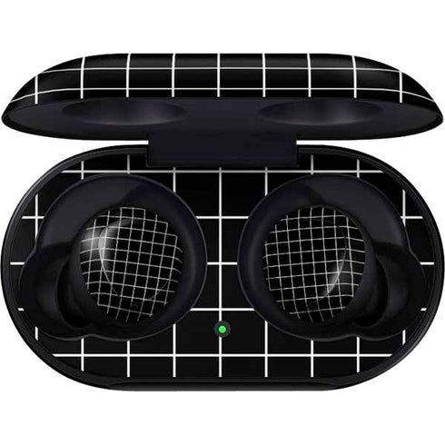 Black Grid Galaxy Buds Skin