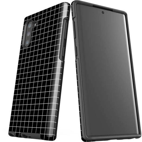 Black Grid Galaxy Note 10 Pro Case