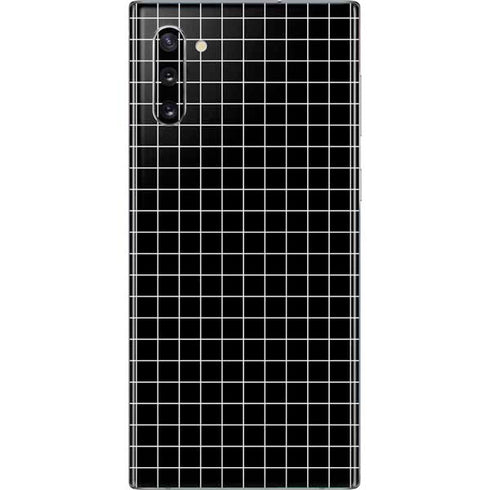 Black Grid Galaxy Note 10 Skin
