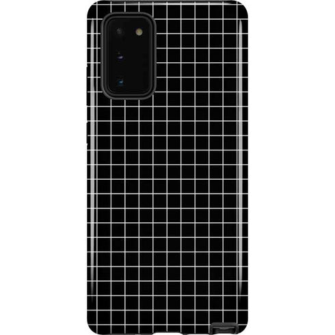 Black Grid Galaxy Note20 5G Pro Case