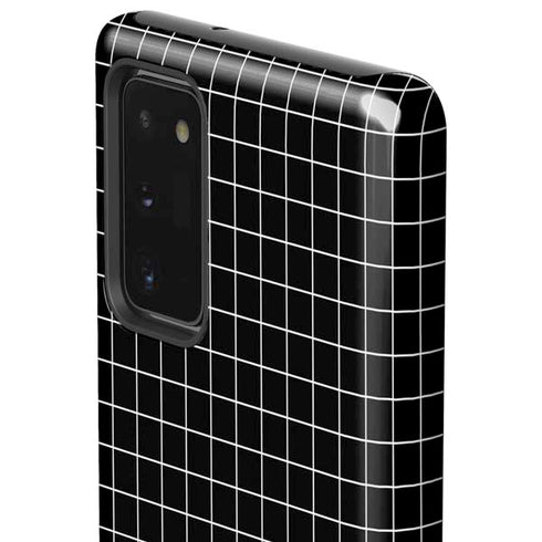 Black Grid Galaxy Note20 5G Pro Case