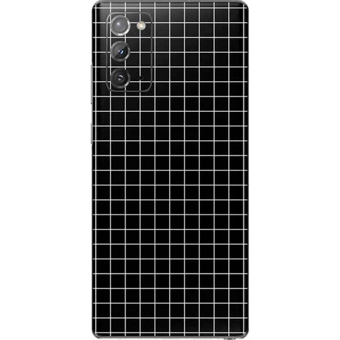Black Grid Galaxy Note20 5G Skin