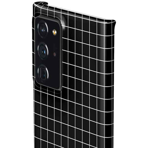 Black Grid Galaxy Note20 Ultra 5G Lite Case