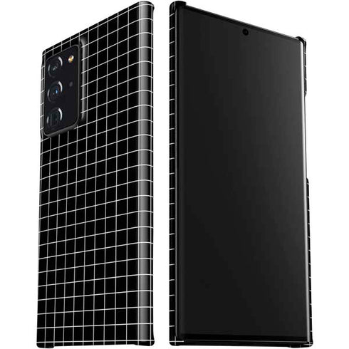 Black Grid Galaxy Note20 Ultra 5G Lite Case