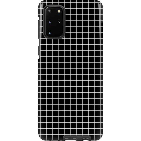 Black Grid Galaxy S20 Plus Pro Case