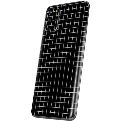 Black Grid Galaxy S20 Plus Skin