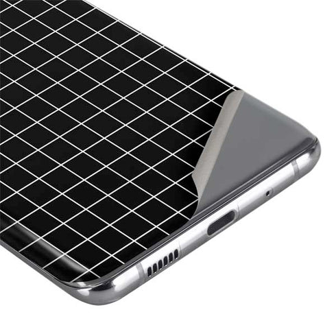 Black Grid Galaxy S20 Skin
