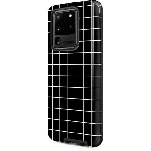Black Grid Galaxy S20 Ultra 5G Pro Case