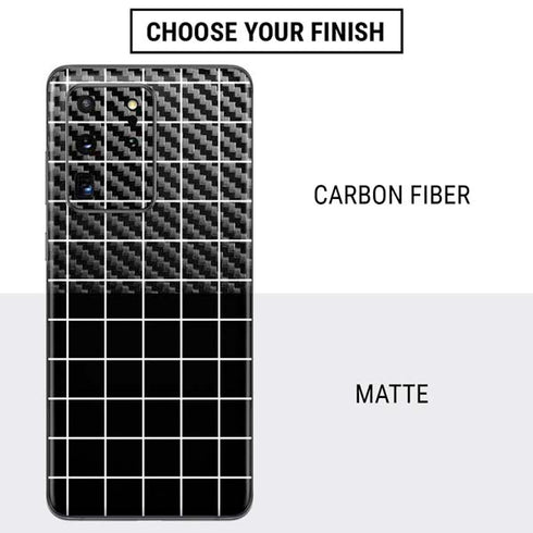 Black Grid Galaxy S20 Ultra 5G Skin